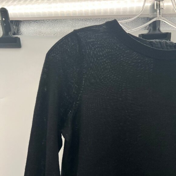 Ann Taylor Loft Women's Long Sleeve Lightweight Sweater Black Size XS - Picture 3 of 9